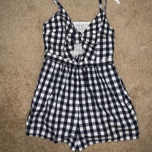Plaid romper